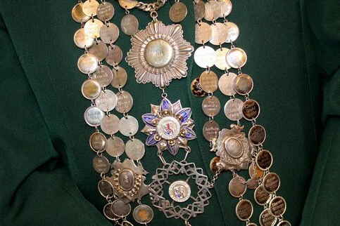Bild vom Schmuck eines Schützenkönigs